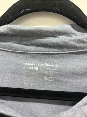 Fresh Clean Threads Men's Light Gray Polo - X-Large